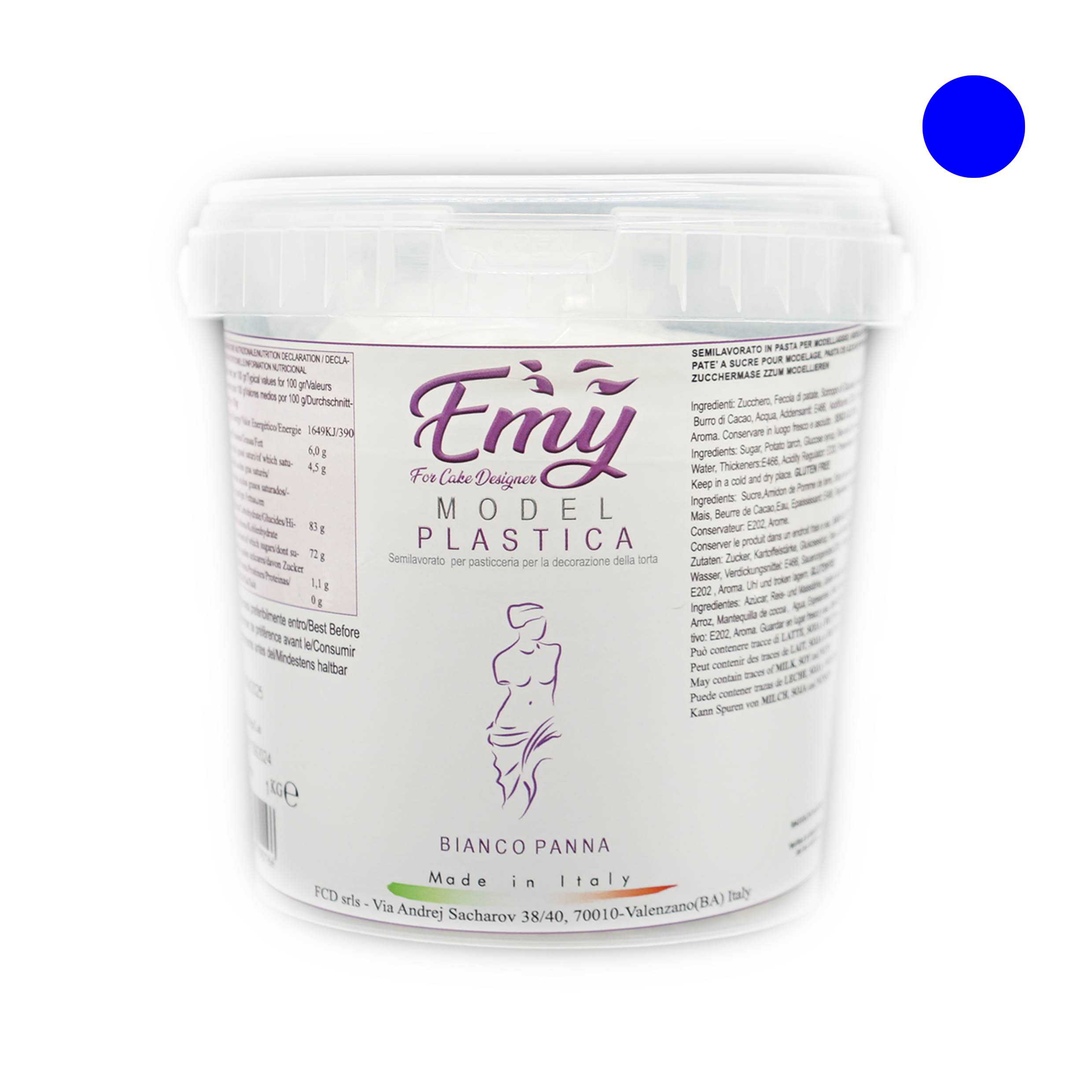  Foto: Emy Model PLASTICA Blu brillante 1 kg